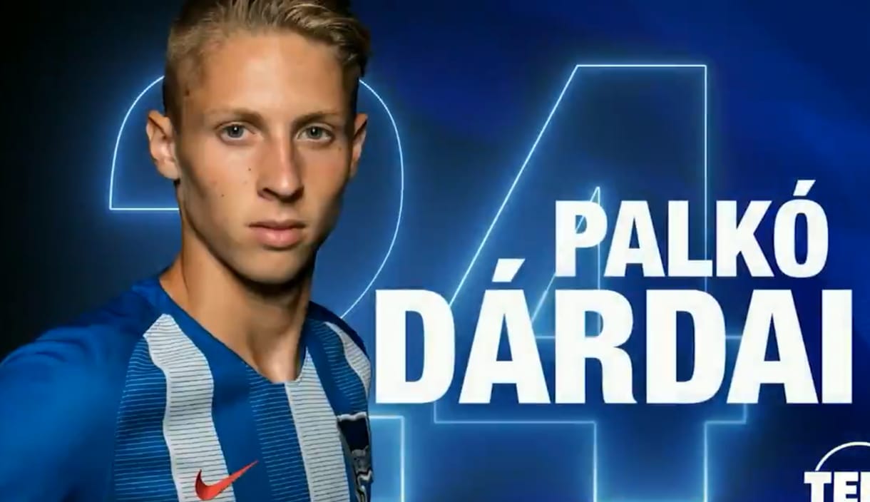 Most először Dárdai fia is kezdő lesz a Herthában