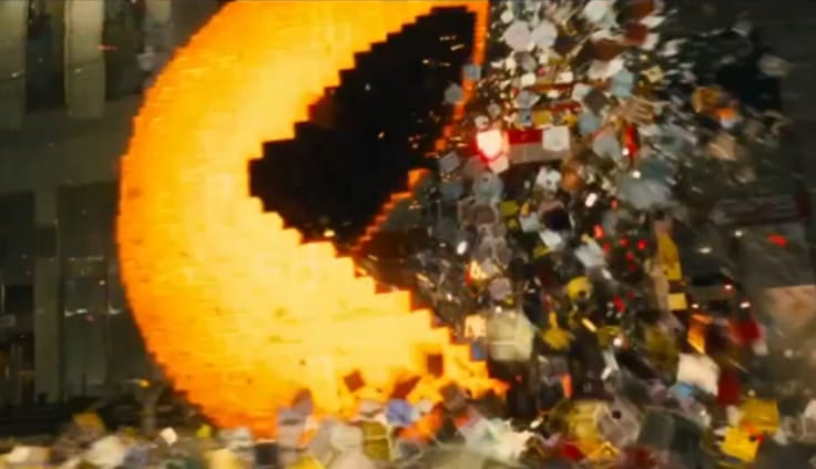Pacman gonosz, és mindent elpusztít: új előzetes a Pixelshez