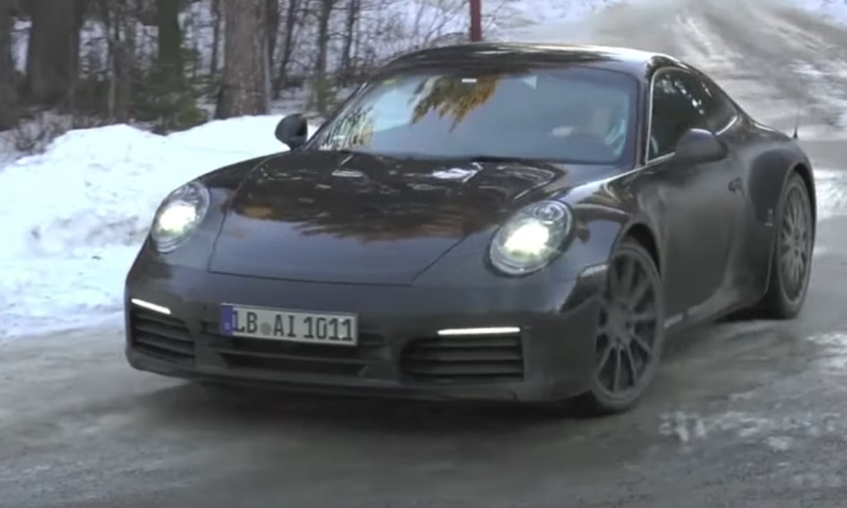 Lebukott: videón a 2019-es új Porsche 911