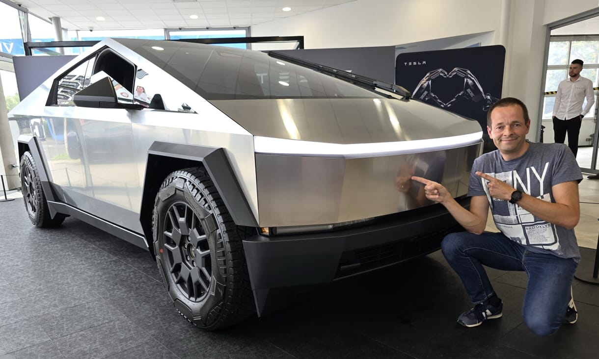 Provokál, sokkol és elképeszt a Budapestre érkezett Tesla Cybertruck – beleültünk, mutatjuk
