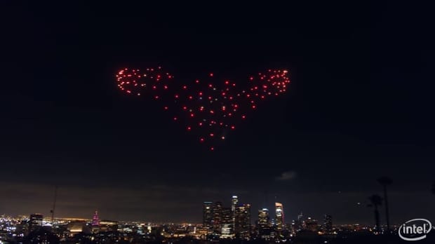 Csodálatos drónshow volt Los Angeles egén – videó