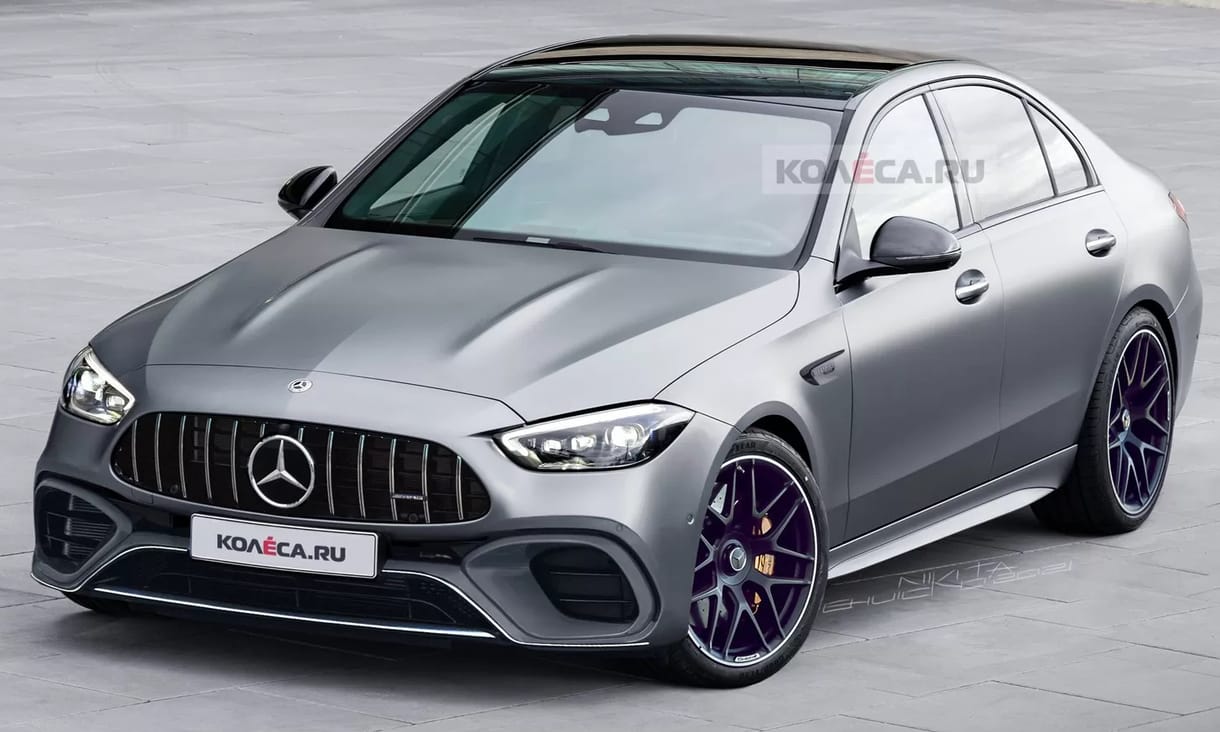 Kémfotókon a 600 lóerő körüli új Mercedes-AMG C63