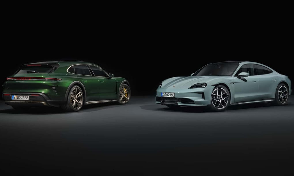 952 lóerővel debütált a felfrissült Porsche Taycan villanyautó
