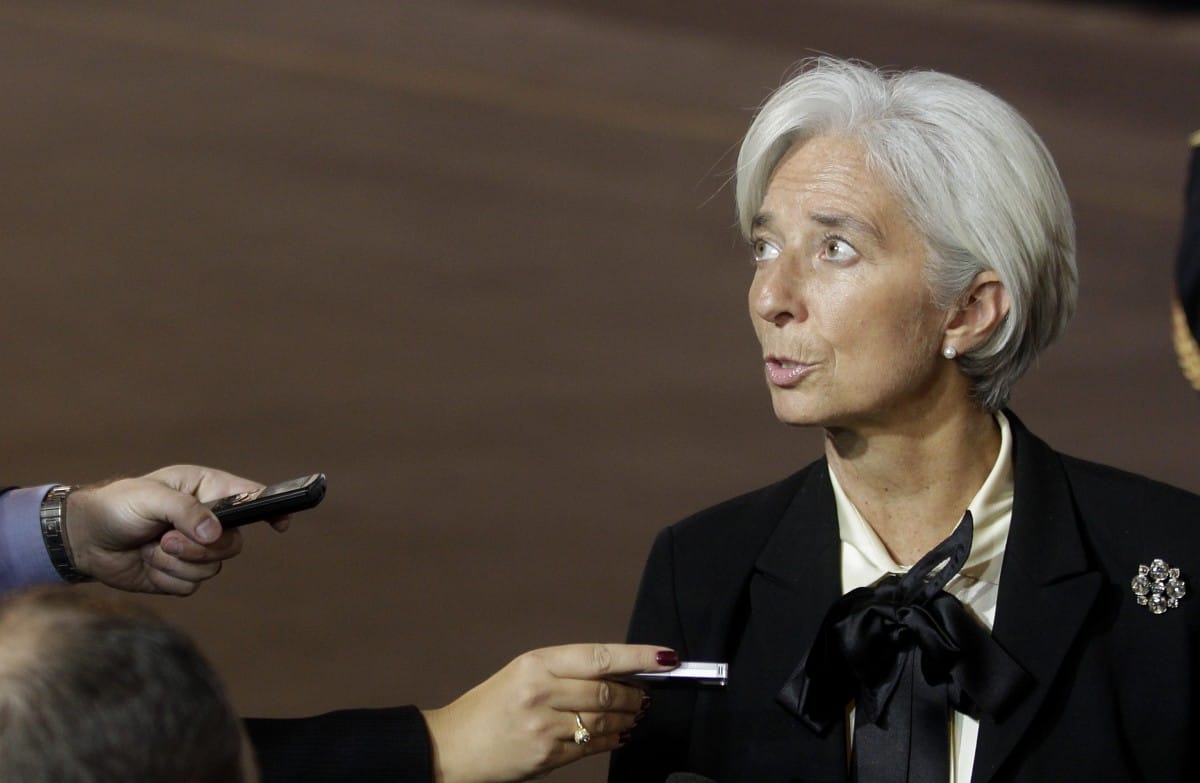 Lagarde: még nincs itt az ideje Kína beavatkozásának