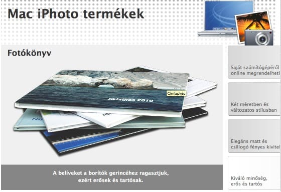 Ismét van iPhoto Book Magyarországon