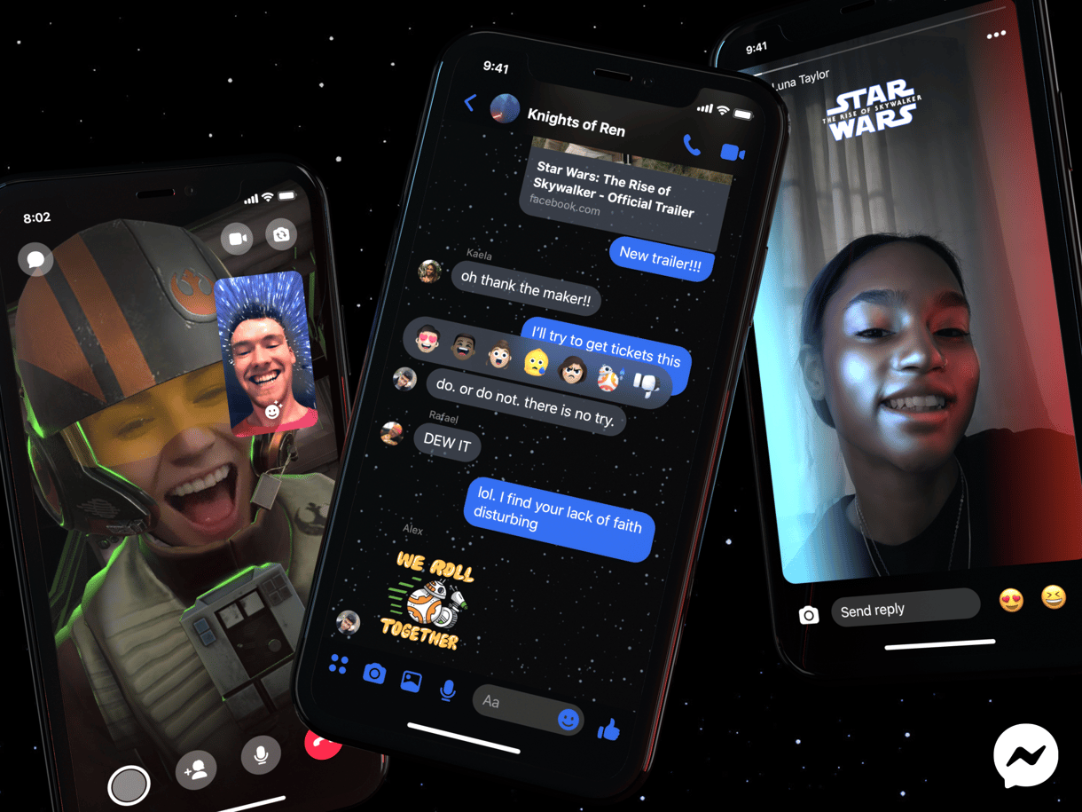 Star Wars-rajongó? Nagy meglepetéssel készült a Facebook, nézzen rá a Messengerre