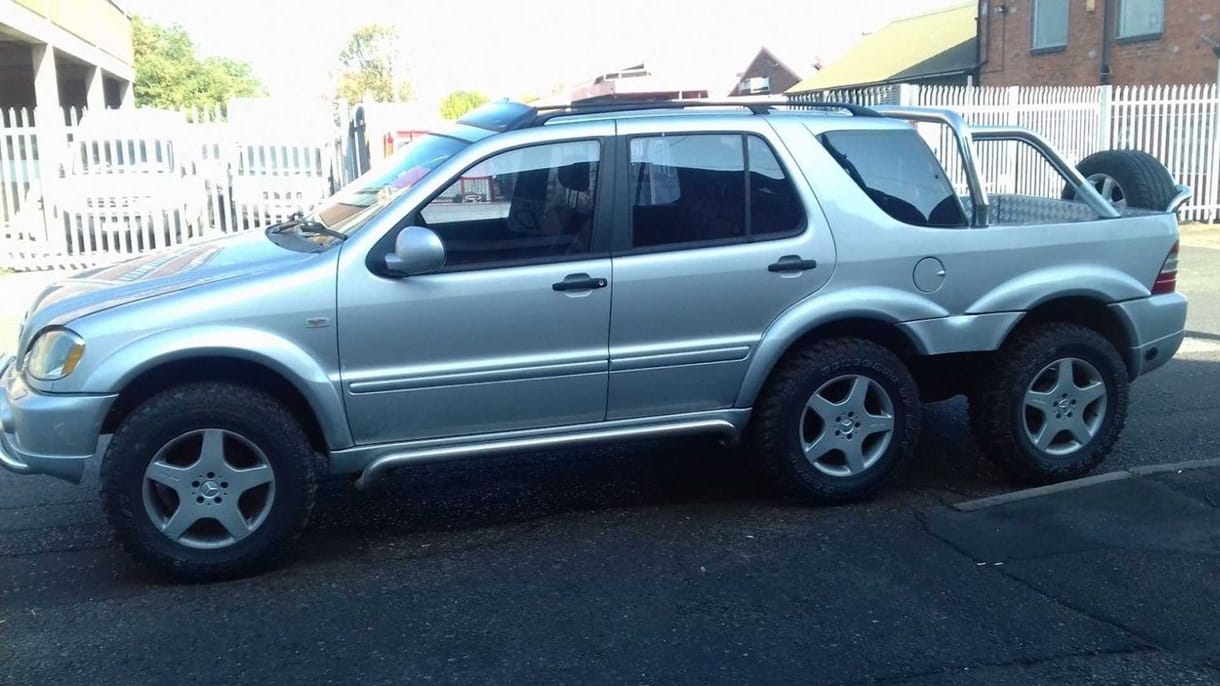 Ilyen a jóárasított hatkerekű monstrum Mercedes