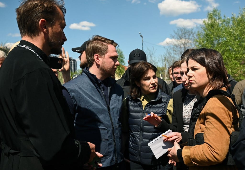 Annalena Baerbock: Nem szabad megengedni, hogy Putyin meghonosítsa az erőszakot a világban