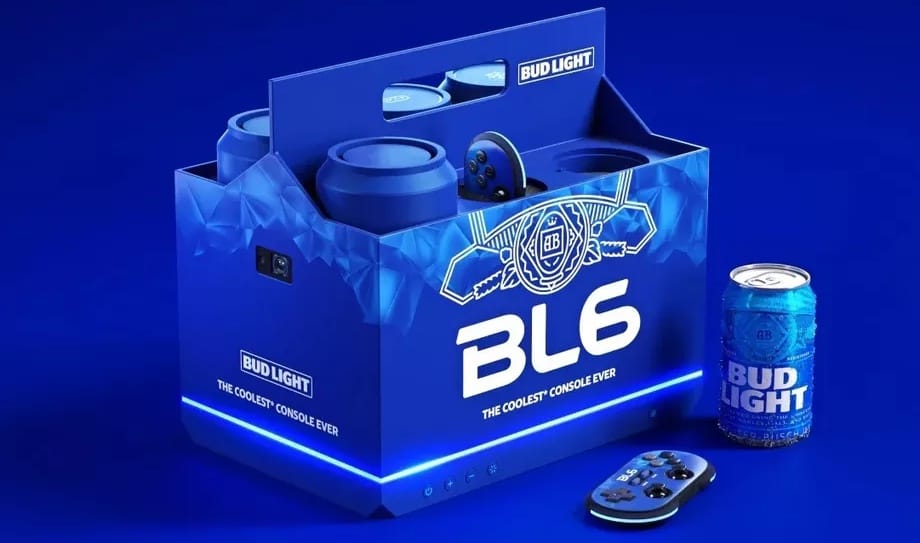 Játékkonzol és sörhűtő egyszerre – működő konzolt épített az amerikai Bud Light gyártója
