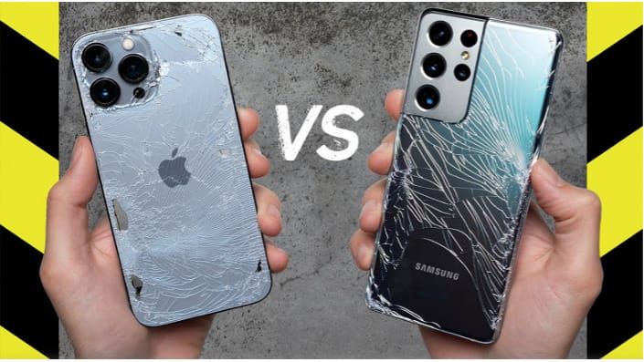 Melyik a bírja tovább? Ejtésteszten az iPhone 13 Pro Max és a Galaxy S21 Ultra (videóval)