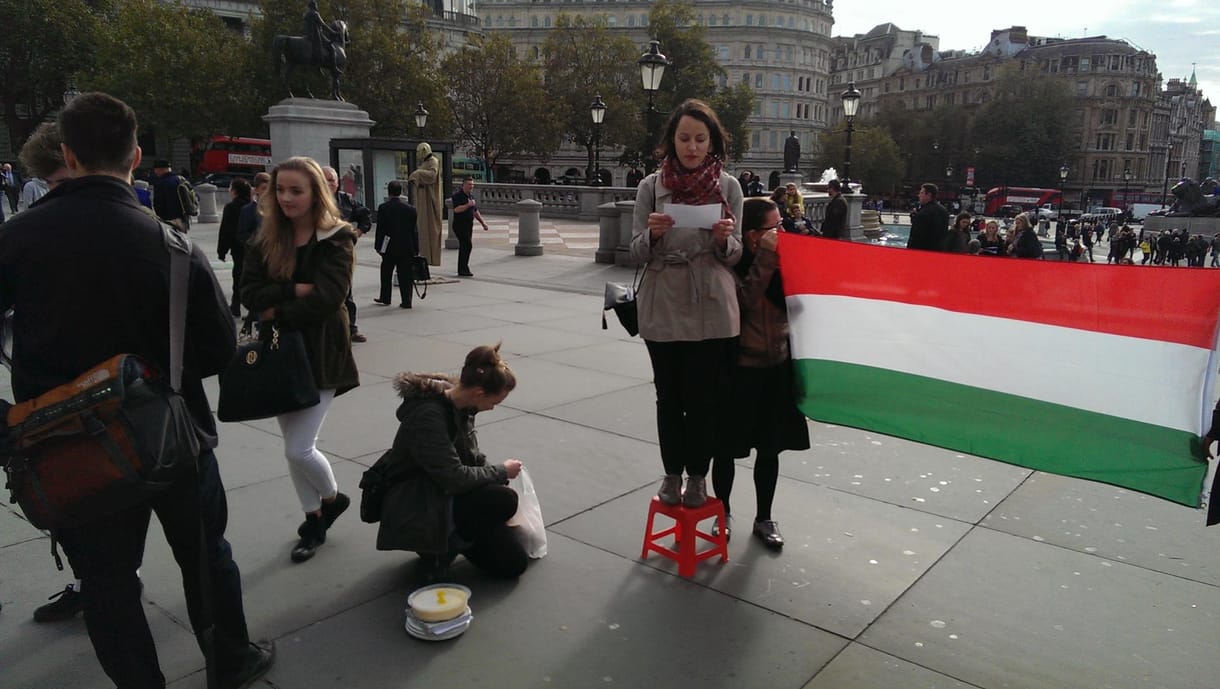 Londonban is ünnepelték a köztársaság születésnapját - videó