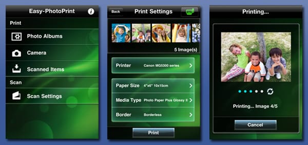 Nyomtatás iPadről és iPhone-ról az új Canon PIXMA nyomtatókra