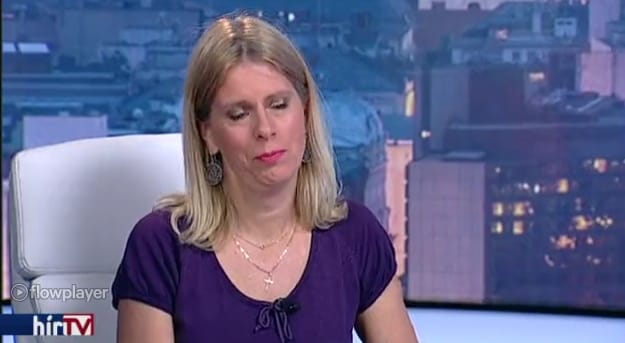Ürge-Vorsatz Diána élő adásban könnyezett Áder miatt – videó