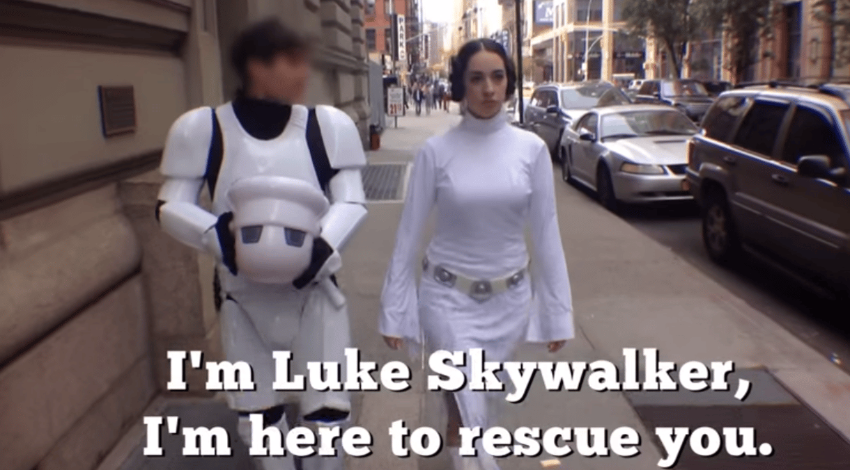 Star Wars-paródia készült az utcai zaklatásos videóból
