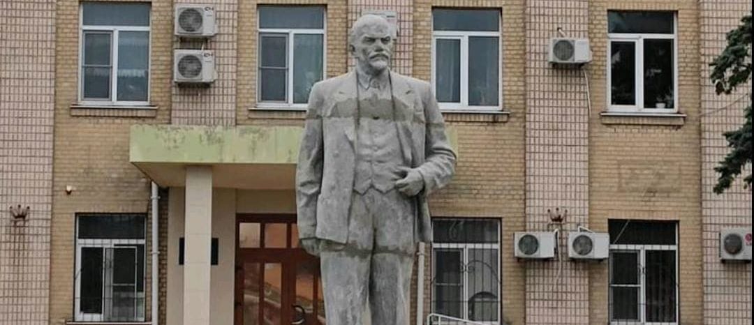 Lenin is visszatért az oroszokkal a megszállt ukrajnai városba
