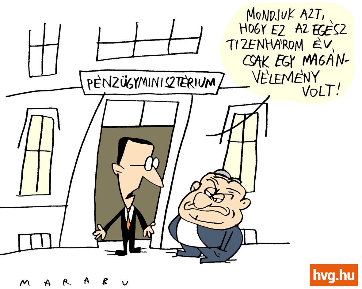 Marabu Féknyúz: Pénzügyminiszteri magánvélemény