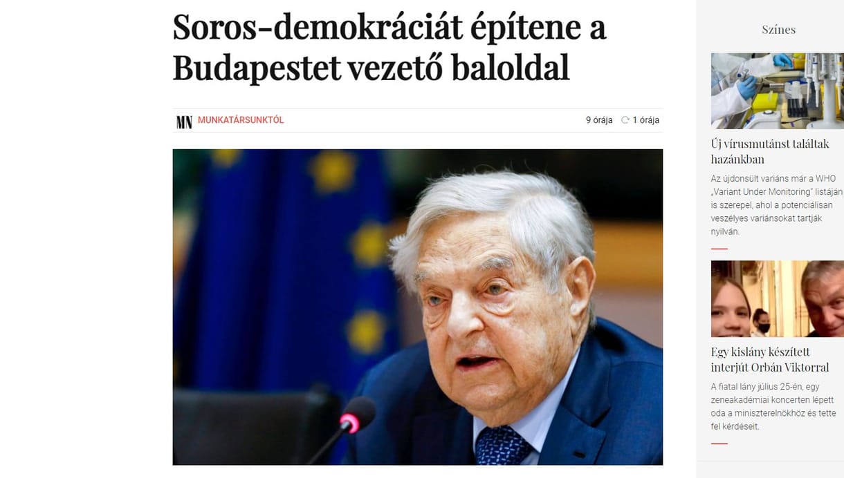 Múlt időben írt egy szeptemberi konferenciáról a Magyar Nemzet