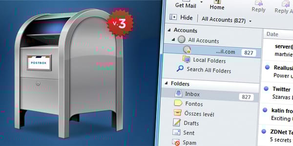Megjelent a Postbox 3: az igazán kényelmes levelezőprogram