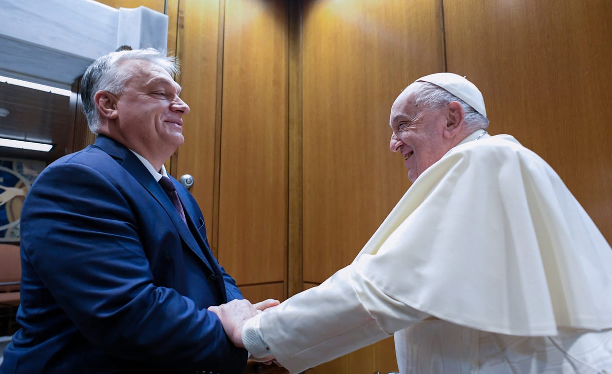 Megszépítette és megtoldotta egy valótlansággal Orbán Viktor, amit Ferenc pápáról korábban gondolt