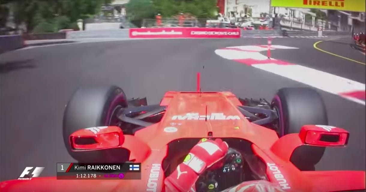 Ilyen volt Kimi Räikkönen leggyorsabb monacói köre – videó