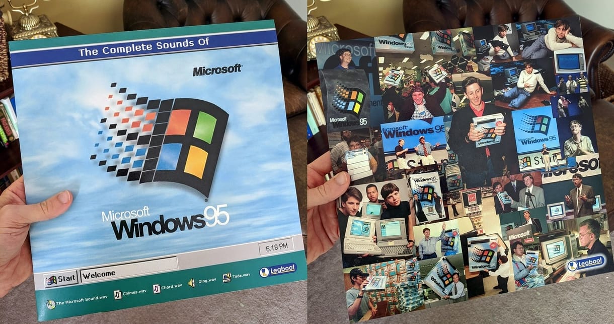 Bakelitlemezre tette a Reddit-felhasználó a Windows 95 hangjait