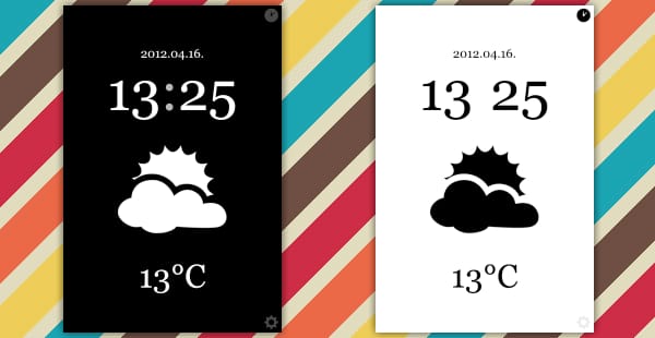 Elegáns, minimalista óra az iPhone-ra és az iPadre