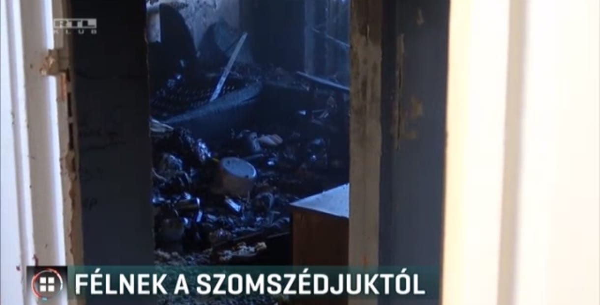 Gyújtogatós szomszédtól rettegnek egy szombathelyi panelház lakói