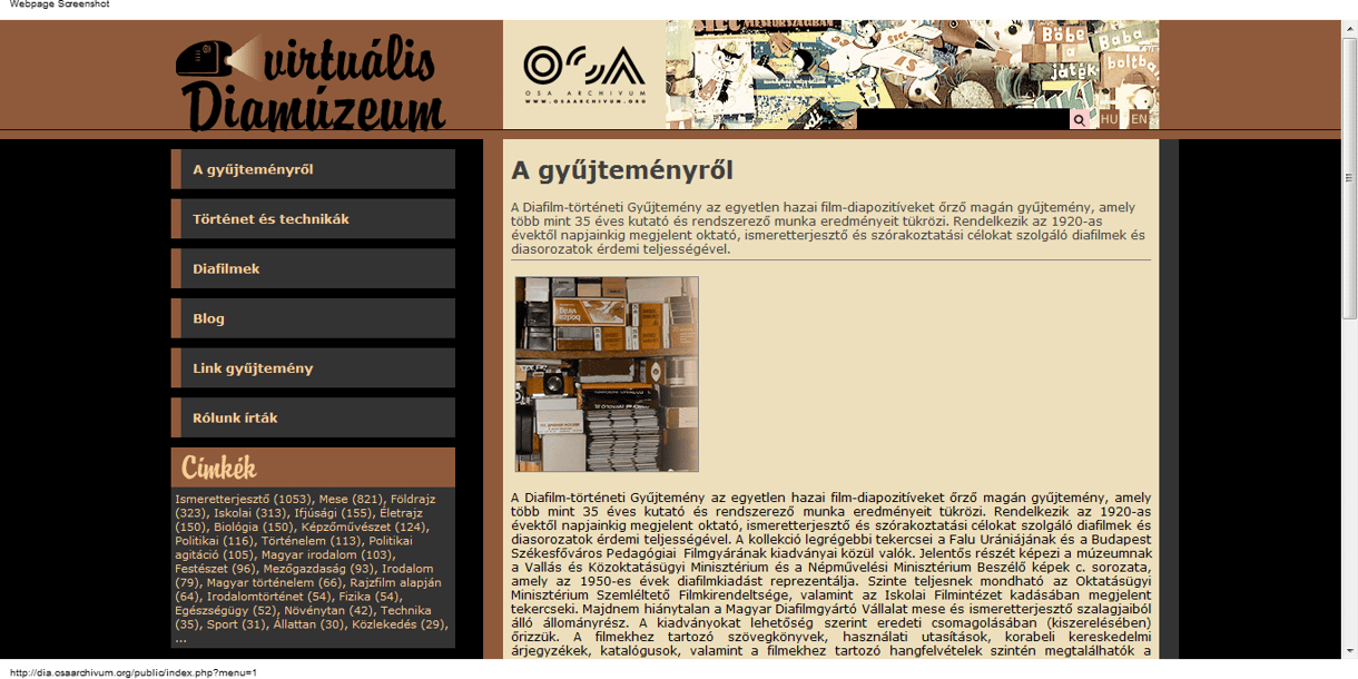 Nézzen diafilmeket online