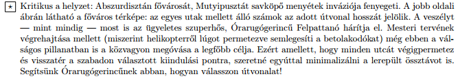 Mutyipusztás feladat volt a BME egyik zh-jában