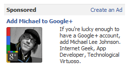Facebook - Google+ viszály: a letiltott reklám