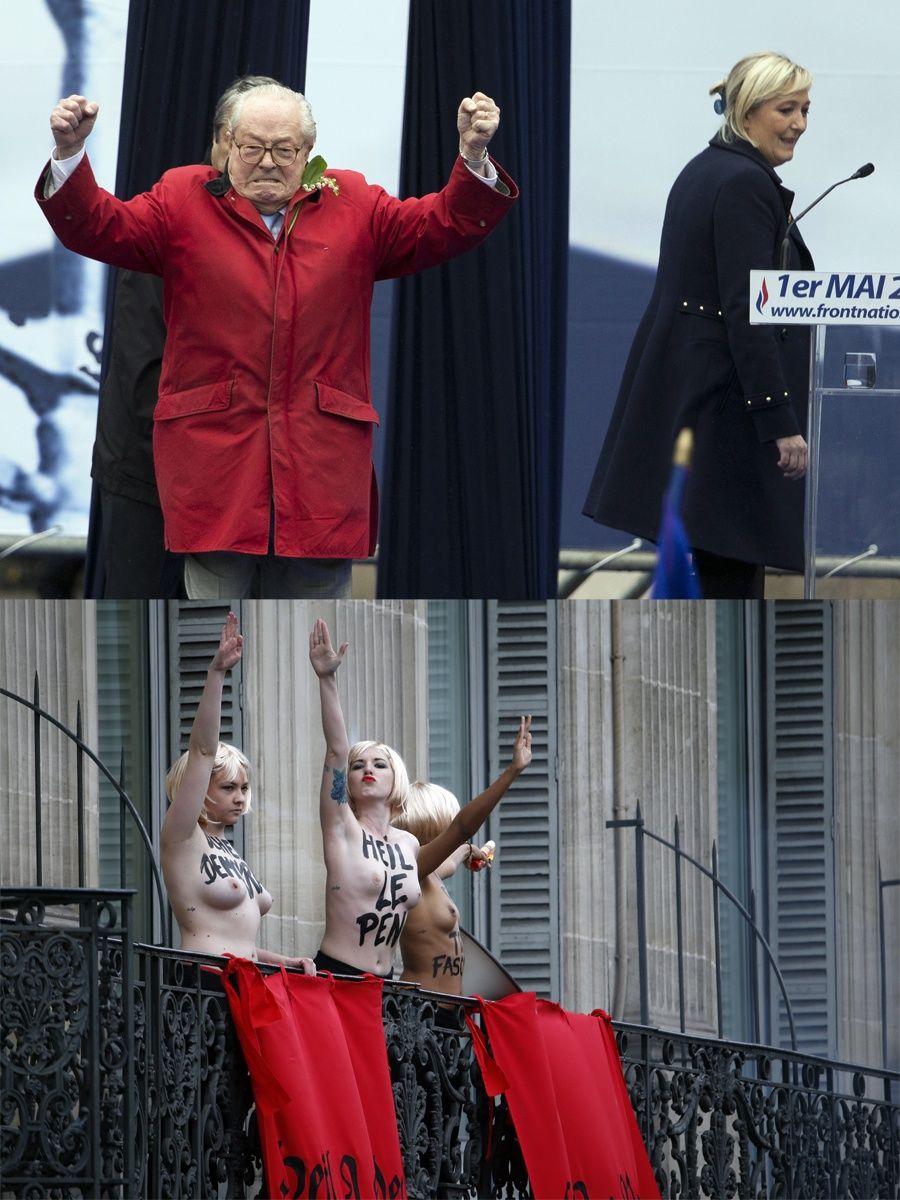 Lánya kizárta Le Pent a pártjából