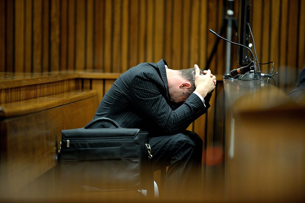 Elhányta magát a tárgyalásán Pistorius