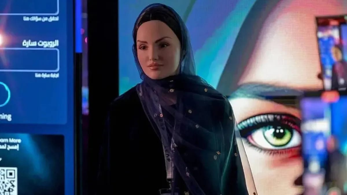 Beszél, táncol és kérdésekre is tud válaszolni Sara, Szaúd-Arábia első robotja