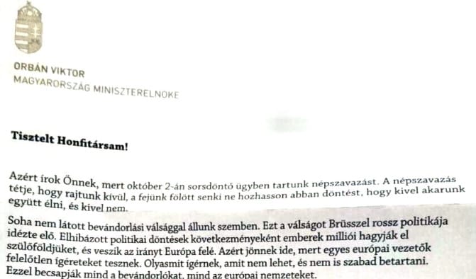 Orbán apokaliptikus levelet írt a kint élő magyaroknak