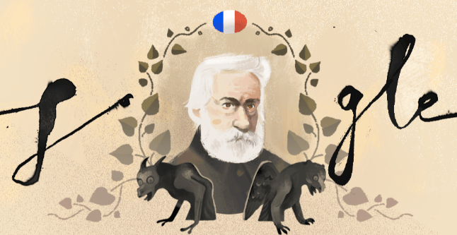 Kevesen tudják: miért van ma Victor Hugo a Google kereső logójában?