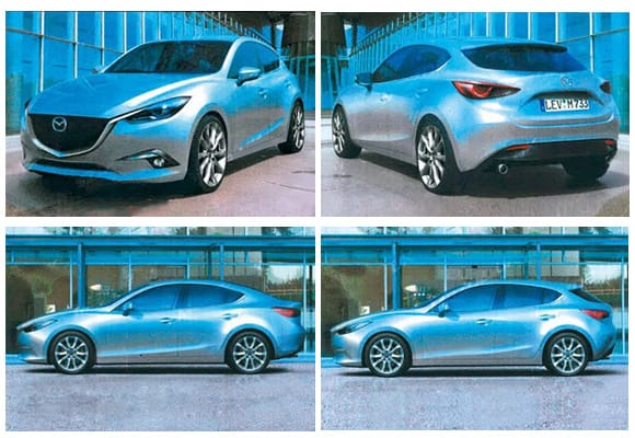 Szépen körbefotózták a titkolt Mazda3-at