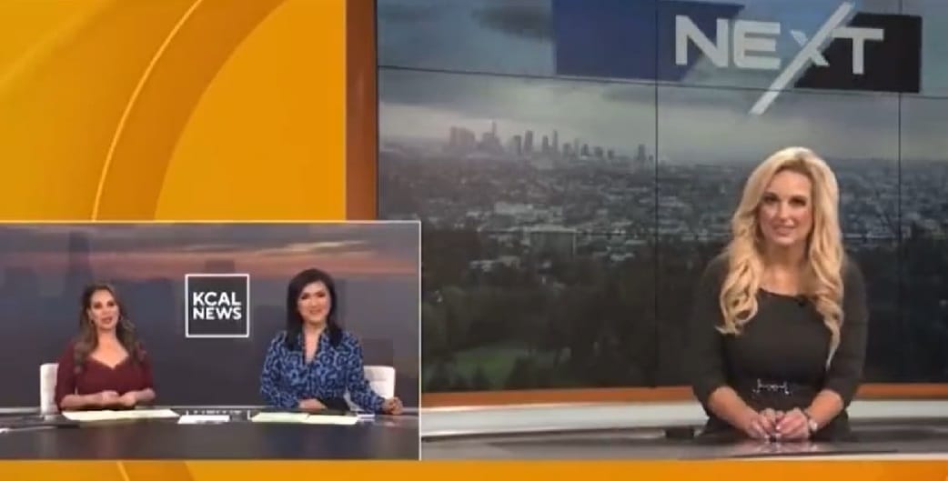 Ijesztő videón, ahogy élő adásban elájult a CBS meteorológusa