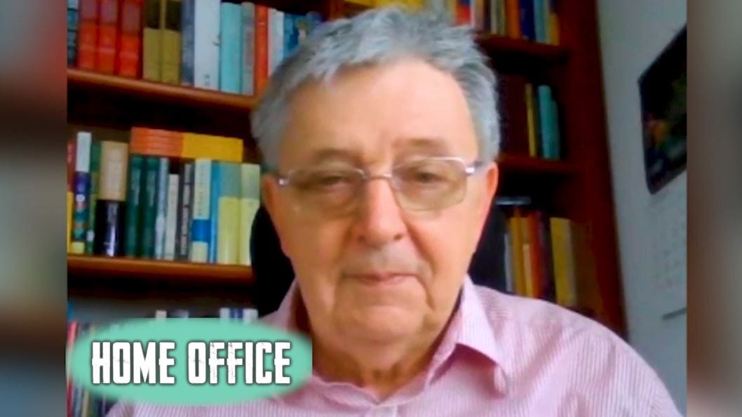 Lovász László a Home office-ban: 
