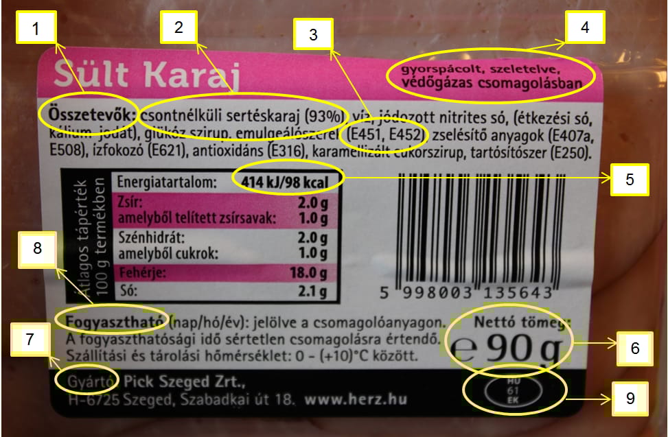 Mit mond a címke?
