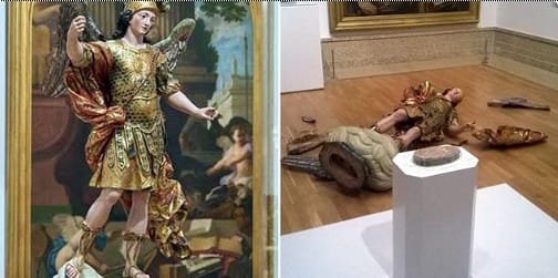 Béna szelfiző turista vert le egy értékes szobrot egy lisszaboni múzeumban