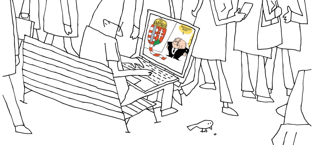 Marabu Féknyúz: Orbán és a piros-fehér csíkok