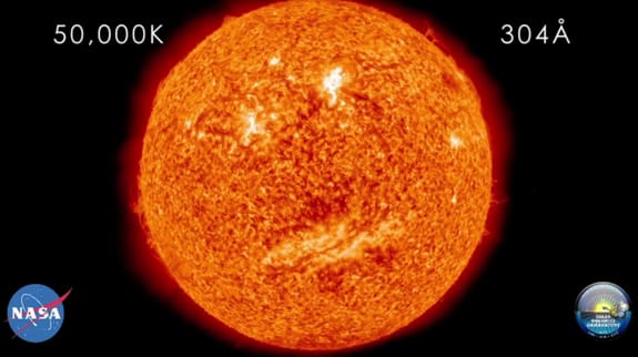 Videó: emberi arc formájú napfoltokat fotóztak le