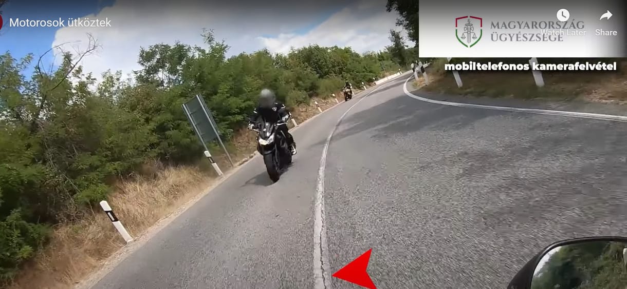 Vádat emeltek a kanyarban száguldozó motoros ellen, aki rokkanttá tett egy másik motorost 