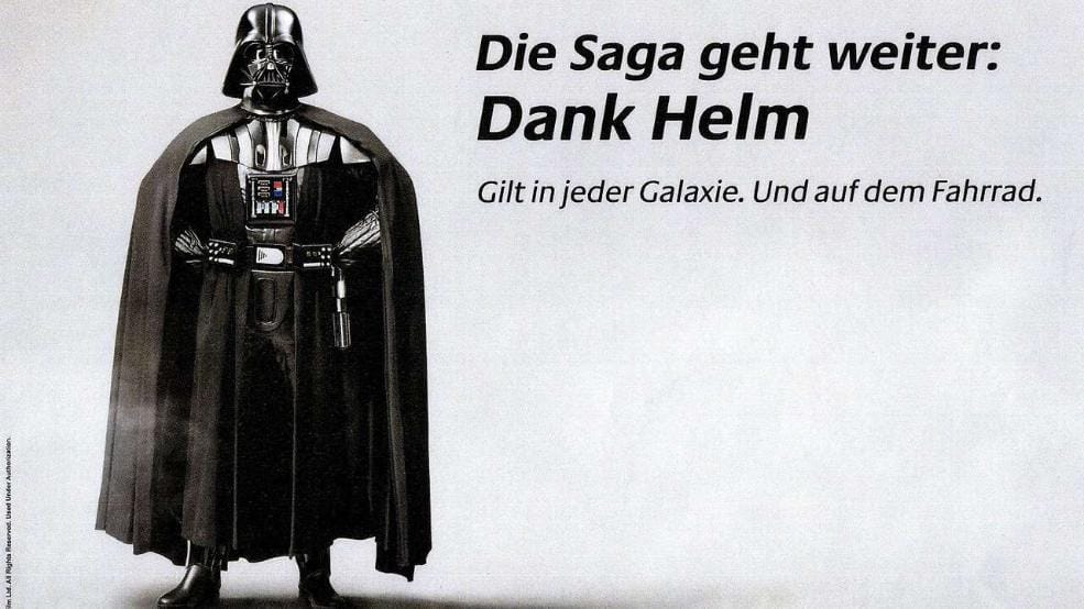 Mit mond Darth Vader a bicikliseknek? 