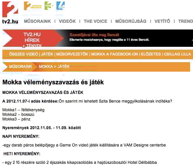 És eközben Magyarországon színre lép minden idők leggusztustalanabb tévéje