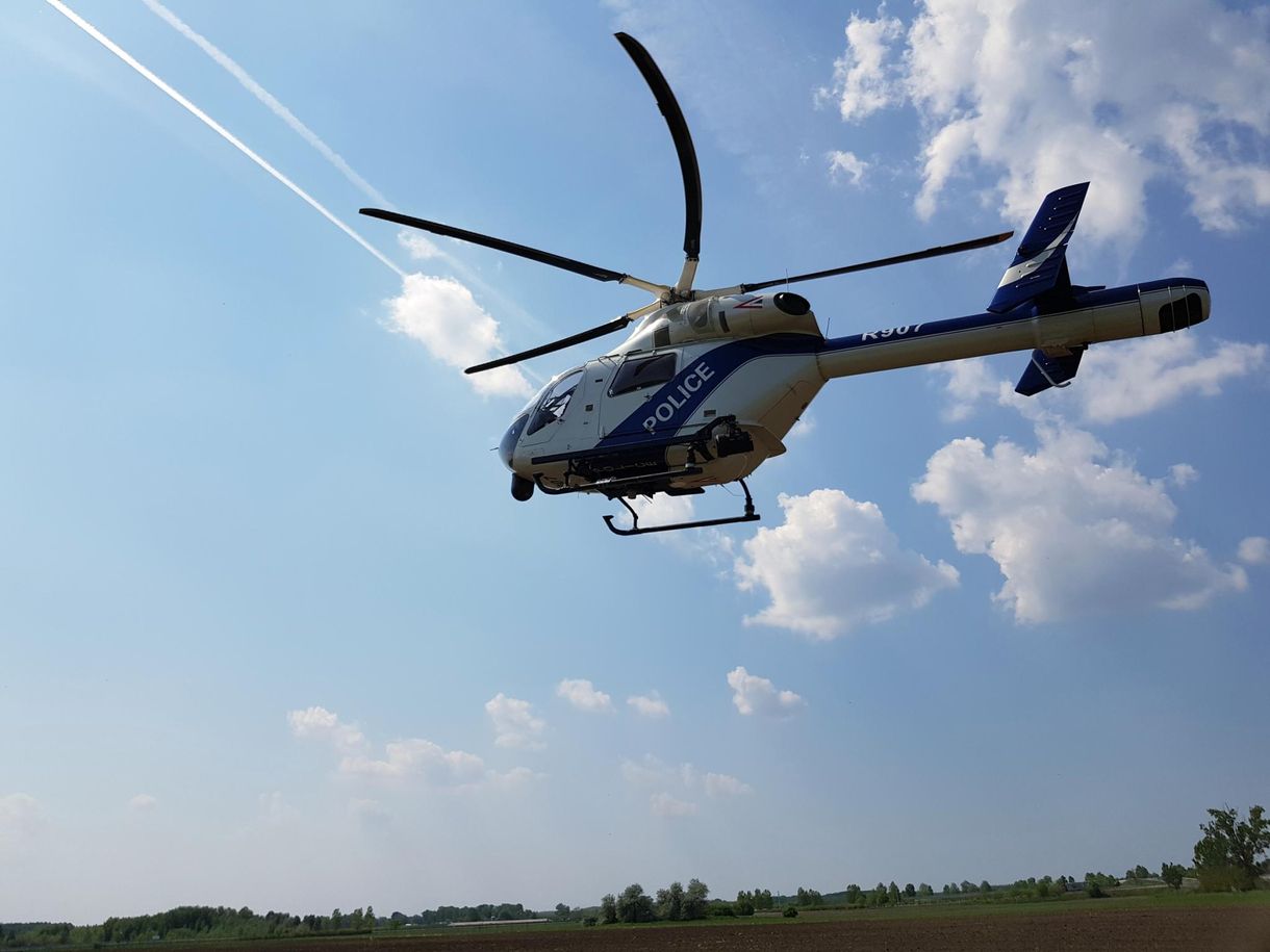 Vadászlámpával vakította el a helikopterpilótákat egy férfi a magyar–ukrán határnál