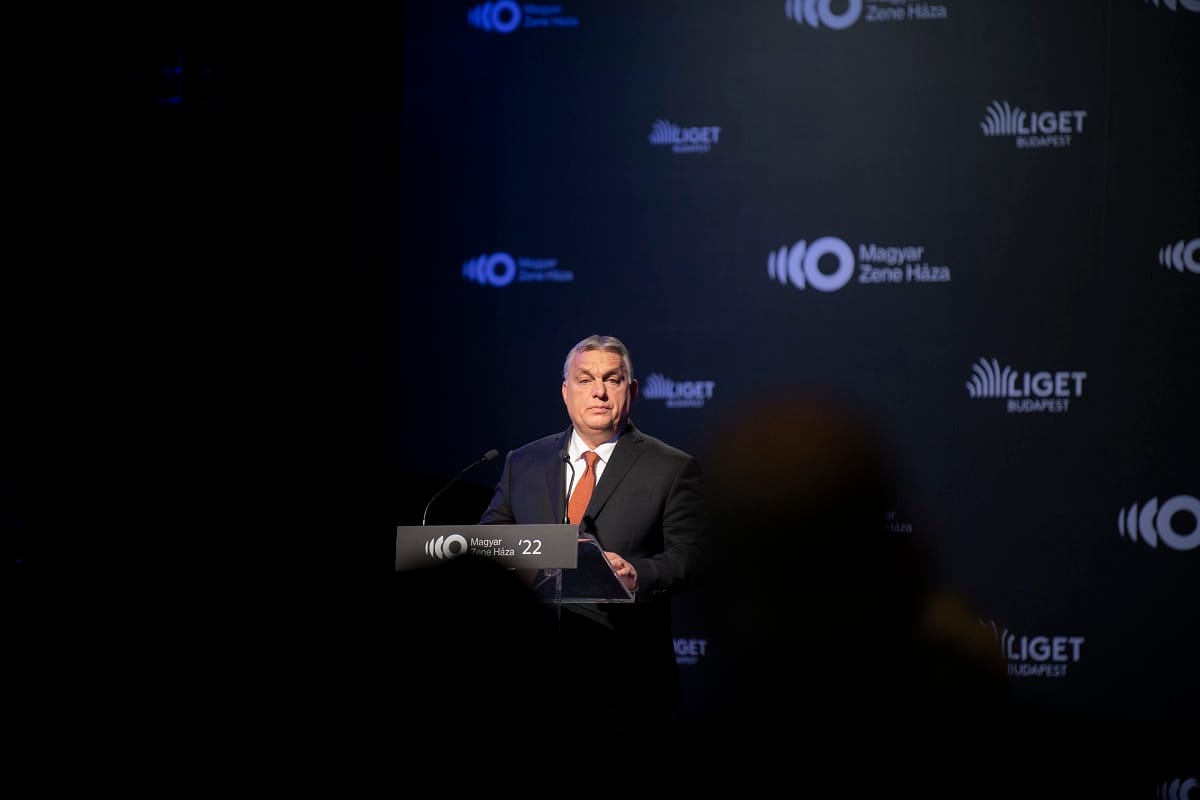 Orbán Viktor a Magyar Zene Házában is a baloldal nótáját akarja elhúzni