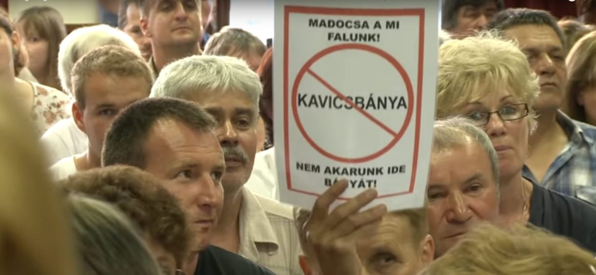 A madocsaiak elérték, hogy ne kapjon engedélyt a kavicsbánya terve