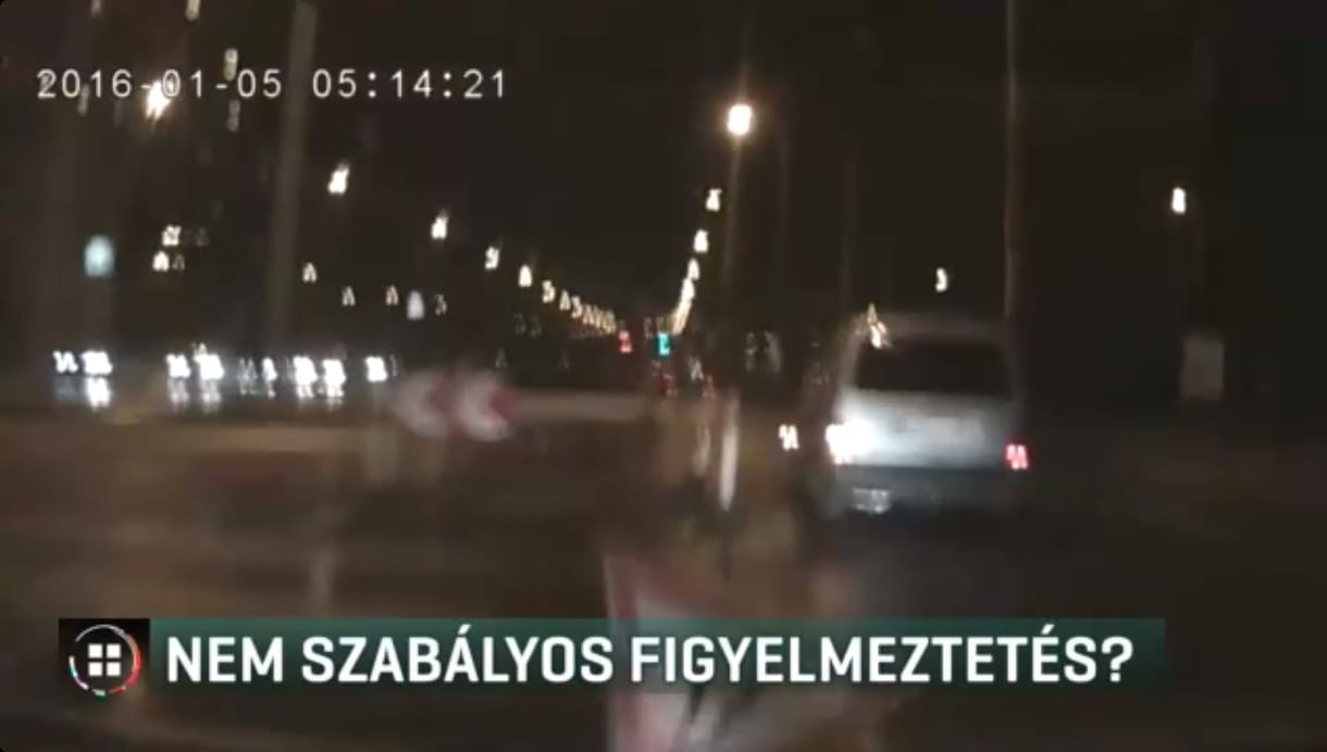 Nem látta a feltört aszfaltot, a táblát is elvitte egy autós a Soroksári úton – videó