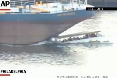 Philadelphiai hajóbaleset: itt az ügyvédek új videója